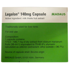 Legalon 140mg 30 capsules