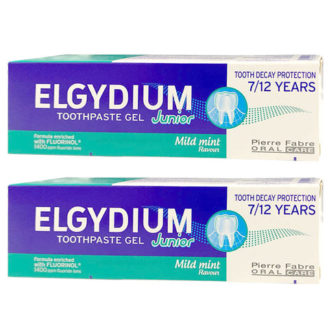 Elgydium Junior (7-12 Years Old) - Mild Mint 2 x 50ml