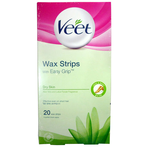 Veet Hair Removal Wax Strips - Dry Skin 20 strips