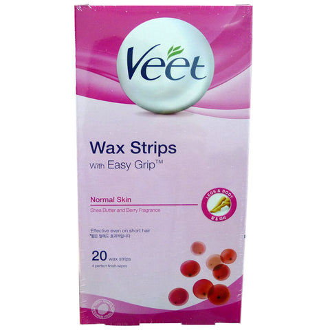 Veet Hair Removal Wax Strips - Normal Skin 20 strips