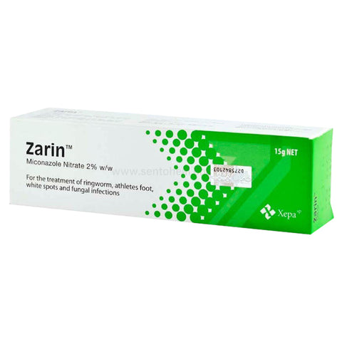 Zarin 2% Antifungal Cream 15g